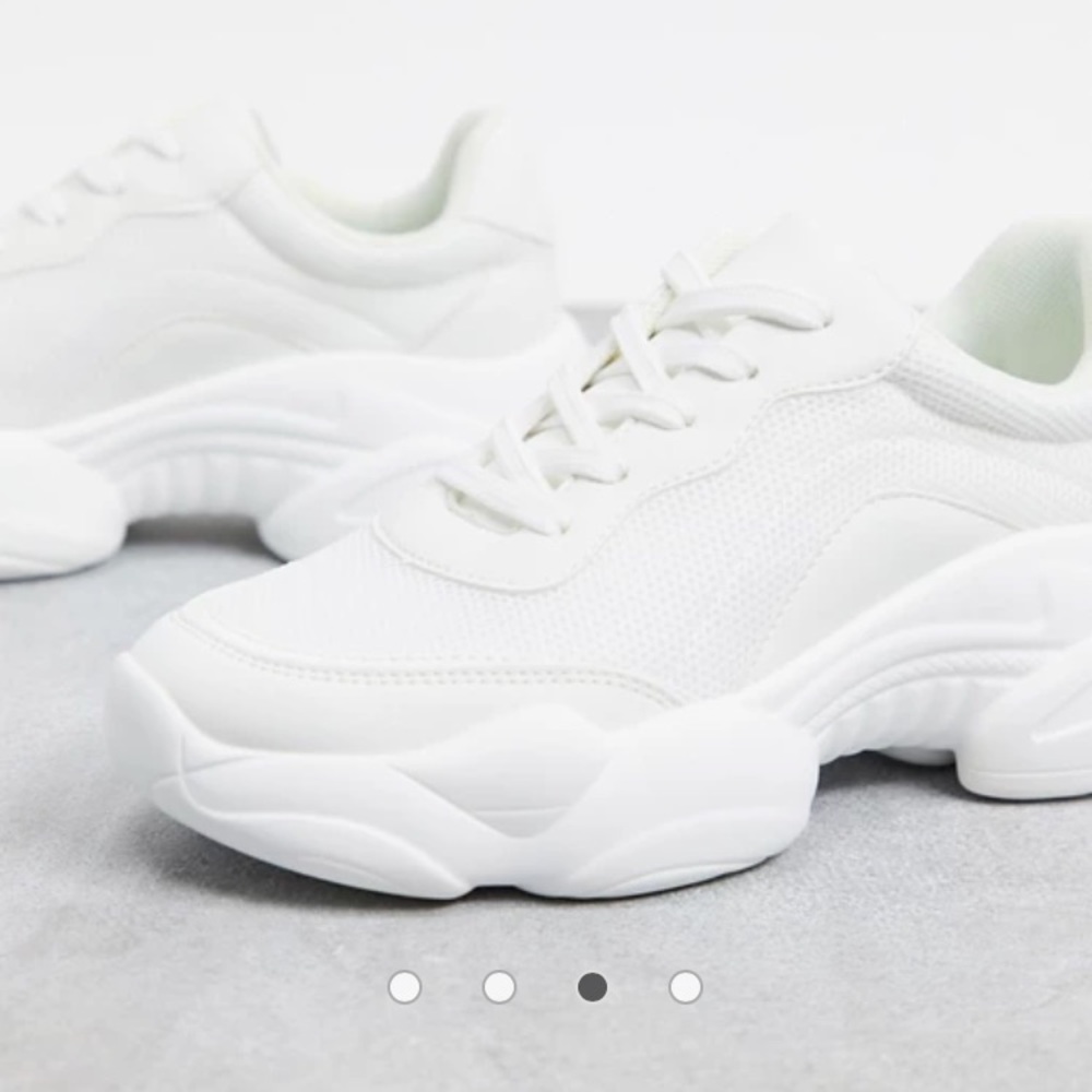 Asos White Chunky Sneakers